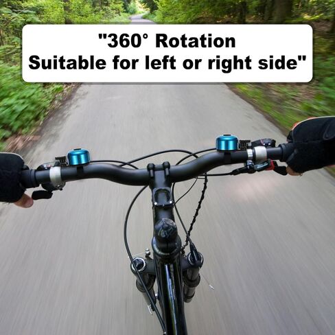 HARFINGTON Bike Bell Mini Bicycle Bell with Loud Crisp Clear Sound Bike Ring Bell Aluminum Bike Accessories for Road Mountain Bike in Saudi Arabia