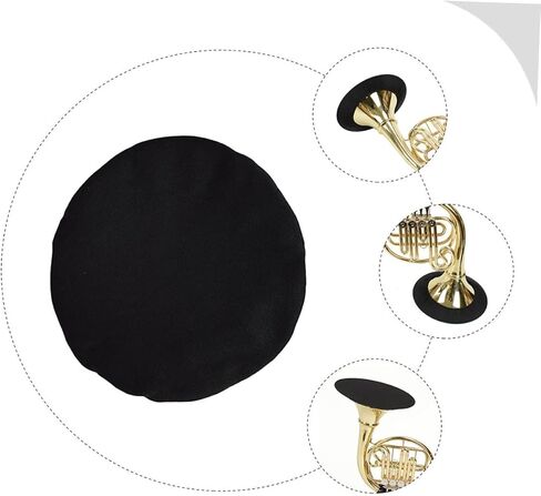 BESPORTBLE 1Pc Trombone Horn Cover Elastic Bell Cover Accessory for Control for Home Practice and Performances Fits Instruments in Saudi Arabia