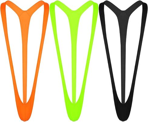 Fasgion Men ملابس داخلية سراويل داخلية واحدة ملتصقة بمسطّح Mankini Thong Swimsuit in Saudi Arabia