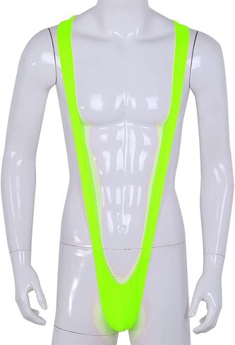 Fasgion Men ملابس داخلية سراويل داخلية واحدة ملتصقة بمسطّح Mankini Thong Swimsuit in Saudi Arabia