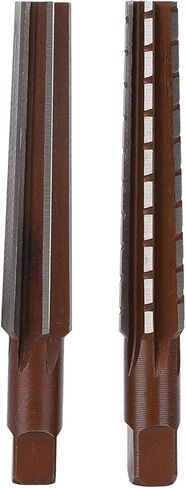 2PCS Taper Reamer Set ، Morse الخشن ، Taper Reamer High Carbon Straight Shank Hand Reamer Chucking Reamer Cutter Tool (Tyenaza1njdcx-15) in Kuwait