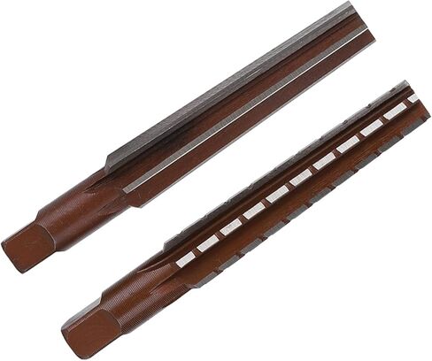 2PCS Taper Reamer Set ، Morse الخشن ، Taper Reamer High Carbon Straight Shank Hand Reamer Chucking Reamer Cutter Tool (Tyenaza1njdcx-15) in Kuwait