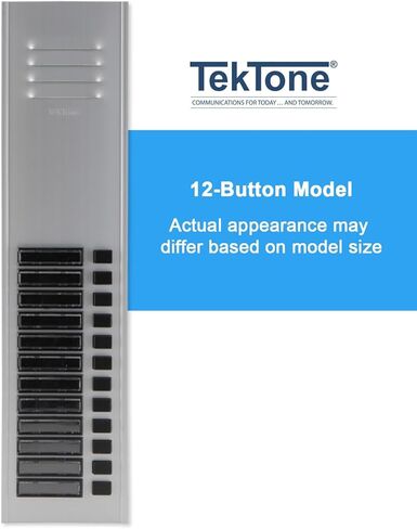 TekTone AM492/04 Vandal-Resistant Entrance Speaker Panel, 4 Buttons and Name Holders in Kuwait