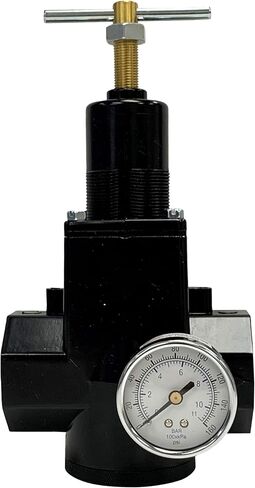 1-1/4 "NPT ، منظم ضغط الهواء ذو ​​التدفق العالي للأسهم لضواغط الهواء المضغوطة ، (10-250 رطل/بوصة مربعة) in Saudi Arabia