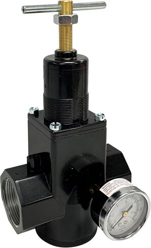1-1/4 "NPT ، منظم ضغط الهواء ذو ​​التدفق العالي للأسهم لضواغط الهواء المضغوطة ، (10-250 رطل/بوصة مربعة) in Saudi Arabia