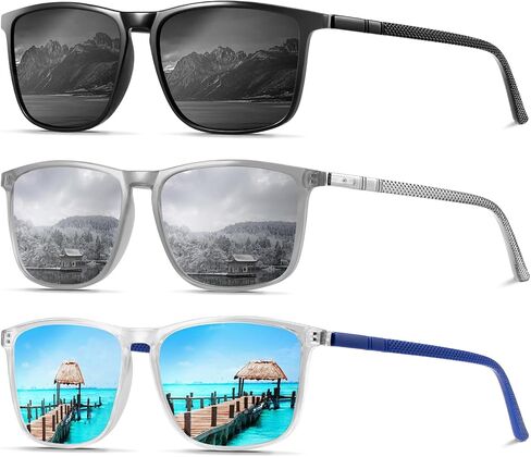 YDAOWKN Polarized Sunglasses for Men, Lightweight Sun Glasses With UV Protection for Driving Fishing Golf in Saudi Arabia