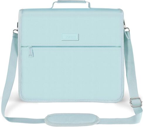 Sunee Zipper Binder 3 حلقة ، حلقات O 3 بوصة مع حزام المقبض والكتف ، سعة 600 ورقة ، مجلد ملفات متوسعة 5-TAB ، جيوب متعددة للوثق منظم المدارس المتوسطة مع سحاب ، غسق بلو in Saudi Arabia
