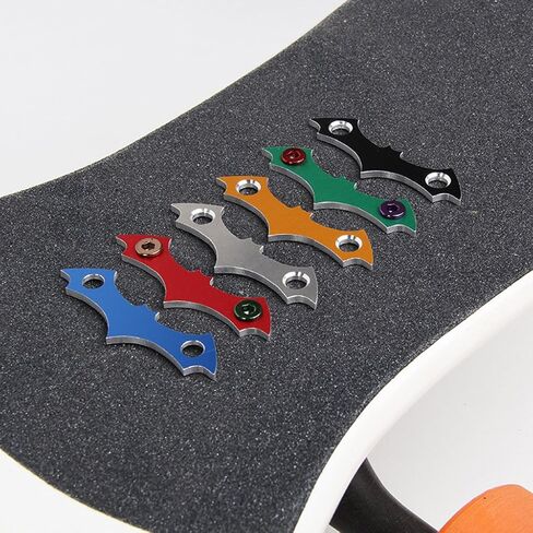 4pcs Skateboard Deck Protective Gasket Longboard Mounting Anti-Sinking Part - Black, 65mm in Saudi Arabia