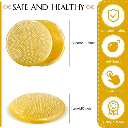 8 Pcs Wobble Cushion with Inflation Pump Cloud Style Wiggle Seat for Sensory Kids Flexible Sensory Seating Balance Disc for Classroom Elementary Office Home in Saudi Arabia