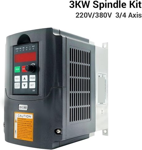 3KW ER20 مجموعة مغزل مبردة 220 فولت مع العاكس ومشبك المغزل 100 مم ، مضخة مياه 80W و ER20 Chuck (3 محمل) in Saudi Arabia