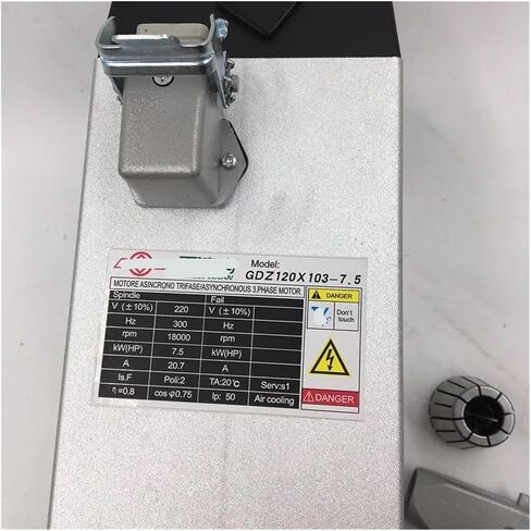220 فولت 7.5 كيلو واط 10HP ER32 المغزل المبرد بالهواء من 4 قطع السيراميك تحمل دقة عالية in Saudi Arabia