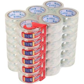 Heavy Duty Clear Packing Tape with Dispenser Combo for Shipping, Moving & Storage,Thicker Clear Packing Tape, 1.88 inches Wide, 60 Yards Per Roll, 6 Pack 360 Total Yards in Saudi Arabia