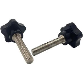 M8x70mm Male Thread 5Star Shaped Head 32mm Diameter Star Knob Grips Clamping Screw Knob in Saudi Arabia