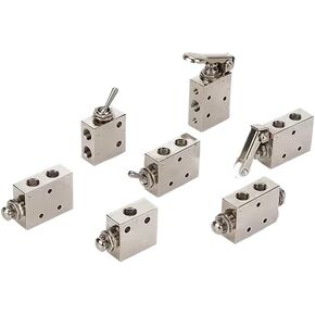 Cokyis Air Pneumatic Mechanical Valve 2 موضع 5 طريقة تبديل زر التبديل TAC2-41V 31V 41P 31P 41PP TAC-4V 4P 3P 3V TV-3S (اللون: TAC2-41V) in Saudi Arabia