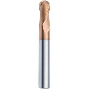 HRC45 55 65 2 Flute Ball End Mill Tungsten Carbide Cutter CNC جهاز التوجيه بت من أدوات طحن البت R0.5 6mm 8mm 10 مم قاطع الطحن المعدني (LAN ، R4X8DX75L) in Saudi Arabia