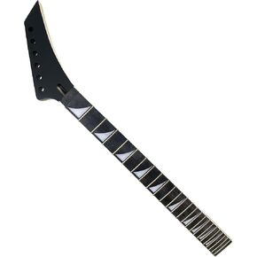 DIY Electric Guitar Neck Maple Rosewood Fretboard Jackson style 24 fret 25.5 inch Shark fin Inlay Locking Nut 42mm Bolt on heel in Saudi Arabia