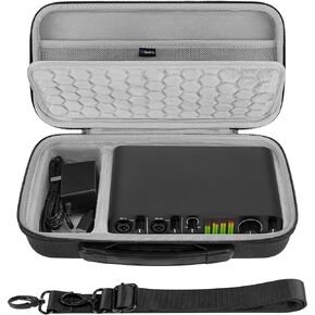 واجهة صوتية Geekria ، حقيبة سفر قشرة صلبة متوافقة مع MOTU M2/M4 ، M-Audio M-Track Duo/M-Track Duo HD ، Behringer Pro vs Mini/JT Mini ، Stylophone Genx-2 (Dark Gray) in Kuwait