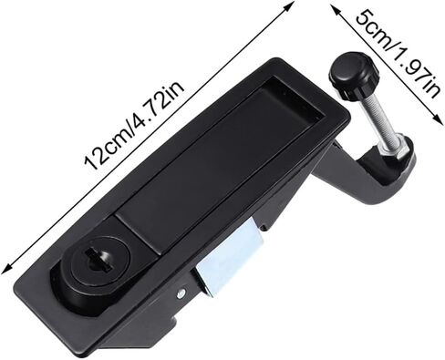Cabilock Industrial Toolbox Lock Zinc Alloy Cabinet Latch Replaceable Design 1 Piece Heavy-Duty Lock for Mechanical Equipment Toolboxes and Cabinets in Saudi Arabia