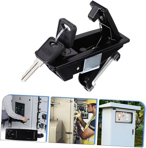 Cabilock Industrial Toolbox Lock Zinc Alloy Cabinet Latch Replaceable Design 1 Piece Heavy-Duty Lock for Mechanical Equipment Toolboxes and Cabinets in Saudi Arabia