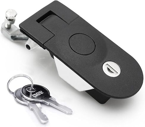 Compression Latch Lock Flush Mount Zinc Alloy RV Door Lock Hand Operated Compression Latches Hardware 1Pcs(Chrome) in Kuwait