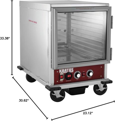 Kratos Full Size Commercial Non-Insulated Holding and Proofing Cabinet, Holds 36 Full Size Sheet Pans, 120V, 1440W (28W-152) in Saudi Arabia