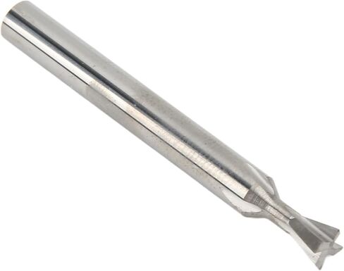 Dovetail End Mill Cutter High Hardness Alloy 5mm 4 Flutes Fast Drilling Milling Cutter Industry (5 X 75° X 50L) in Saudi Arabia