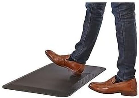 حصيرة Safco Anti-Fatigue ، 20 "× 30" ، يقلل من التعب ، ويزيد من الراحة ، والبولي يوريثان ذاتي متينة للمنزل والمكاتب ، والأسود in Saudi Arabia
