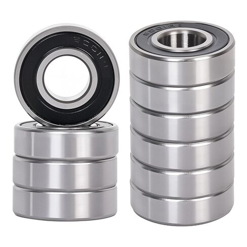 10pcs 6205 2RS محمل كرة أخدود عميق ، 25 × 52x15mm محامل مزدوجة الختم من الصلب الكروم ، محمل كرة أداء مسبقة ومستقرة in Saudi Arabia