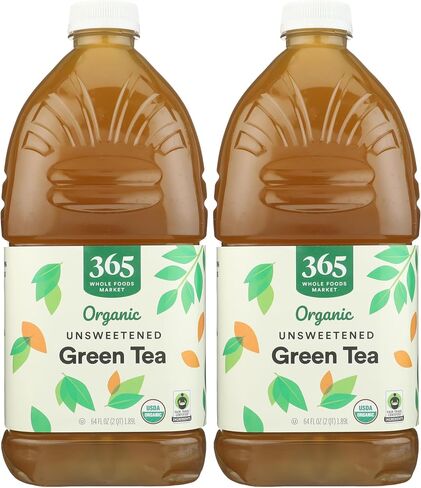 365 من سوق Whole Foods ، الشاي الأخضر غير المحلى العضوي ، 64 أوقية in Kuwait