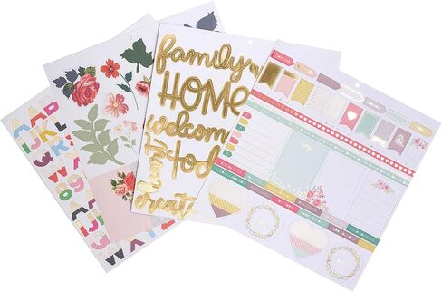 DCWV Printed Cardstock Paper 12x12, 36 Sheets of Scrapbook Paper for Crafts and Card Making, Double Sided Heavy Duty Cardstock with Foil Accents - Birthday Brights in Saudi Arabia