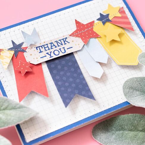 DCWV Printed Cardstock Paper 12x12, 36 Sheets of Scrapbook Paper for Crafts and Card Making, Double Sided Heavy Duty Cardstock with Foil Accents - Birthday Brights in Saudi Arabia