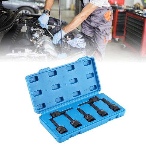 مجموعة مستخرج الترباس التالفة 7pcs 1/2in 12.5mm رأس مربع مزيل مزيل الأداة in Kuwait