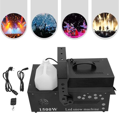1500W RGB LED SNOW MACHINE DJ SNOFFLAY MACHEN in Saudi Arabia