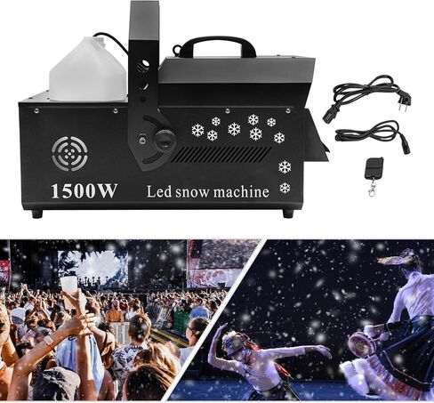 1500W RGB LED SNOW MACHINE DJ SNOFFLAY MACHEN in Saudi Arabia