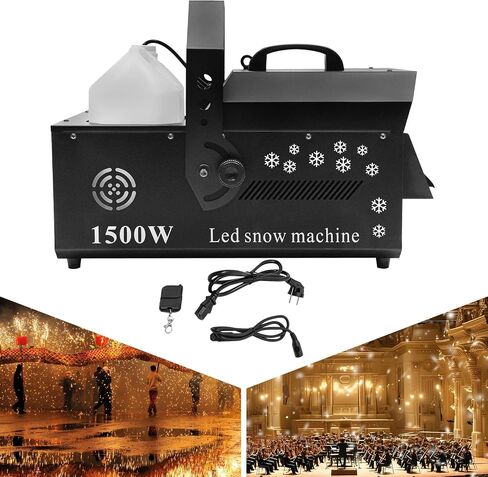 1500W RGB LED SNOW MACHINE DJ SNOFFLAY MACHEN in Saudi Arabia