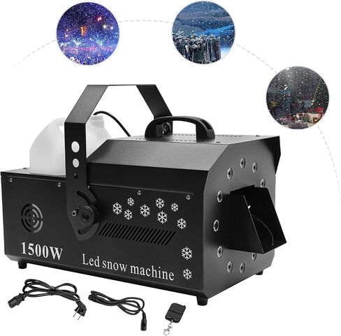 1500W RGB LED SNOW MACHINE DJ SNOFFLAY MACHEN in Saudi Arabia