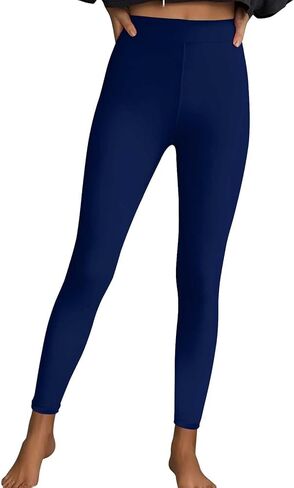 High Waisted Leggings for Women Tummy Control Butt Lifting Yoga Pants Soft Stretchy Workout Non See Through Leggings in Saudi Arabia