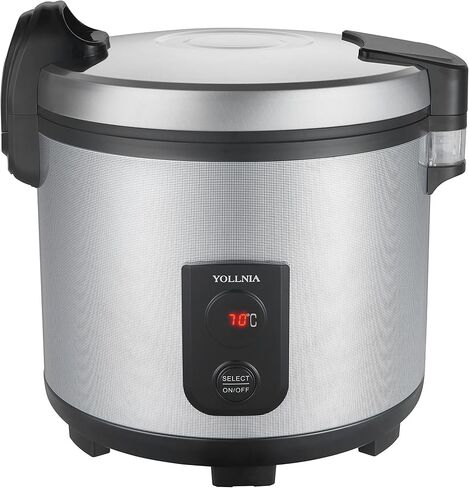 55 RAW/ 110 CUP DRARER DRARER (وليس طباخ الأرز) محمول 18.1QT BIG RICE RADER/ 122 ℉- 178 ℉ درجة حرارة قابلة للتعديل/ 130 واط/ وعاء داخلي غير لاصقة in Saudi Arabia