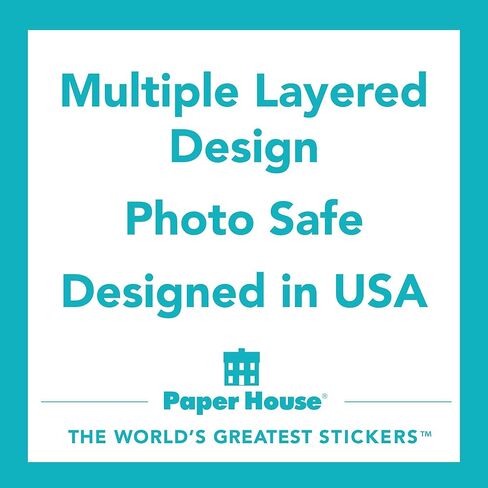 Paper House Productions Die -Cut Dimensional and Foil Scrapbook Sticker Sheet - Rockin 'Guitars in Saudi Arabia