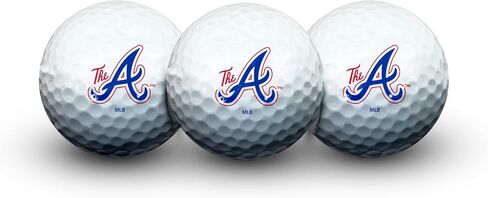 Team Effort LE Golf Ball Pack of 3 MLB Atlanta Braves in Saudi Arabia