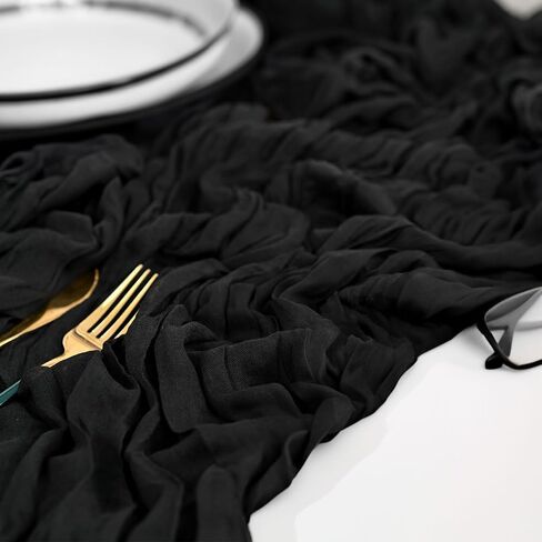 10pcs Sage Green CheeseCloth Table Runner 10ft Boho Gaauze Fabric Cheese Cloth Table Breath مع 10 مناديل من المناديل العداءة لزفاف حفل زفاف رومانسي حفل زفاف حفل زفاف. in Saudi Arabia