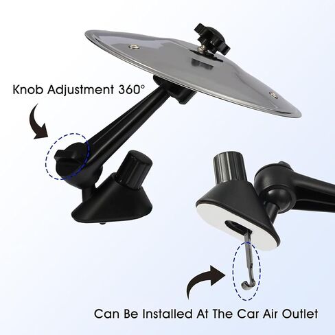 Cy Cymbal ، Mini Mini Crash Cymbal for Car Vent ، وجعل قيادتك أكثر متعة ، ومناسبة لجميع أنواع المركبات (الفضة) in Kuwait
