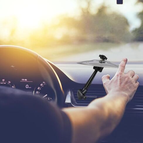 Cy Cymbal ، Mini Mini Crash Cymbal for Car Vent ، وجعل قيادتك أكثر متعة ، ومناسبة لجميع أنواع المركبات (الفضة) in Kuwait