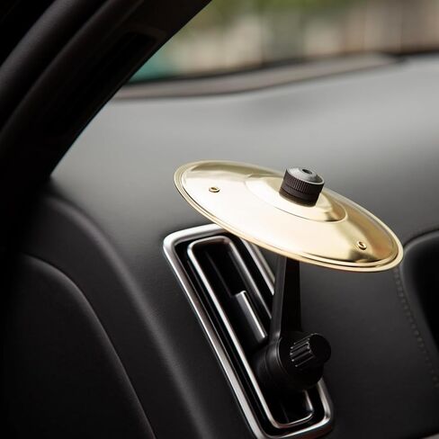 Cy Cymbal ، Mini Mini Crash Cymbal for Car Vent ، وجعل قيادتك أكثر متعة ، ومناسبة لجميع أنواع المركبات (الفضة) in Saudi Arabia