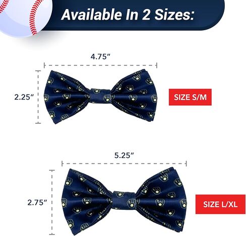 Pets First MLB Boston Red Sox Pet Collar مع القوس القابل للإزالة في لون الفريق والشعار in Saudi Arabia
