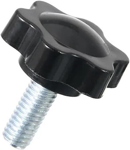 5/10PCS Star Shape Thread Clamping Handle Bolt Bakelite Hand Knob Tightening Screw Industry Equipment Plastic Steel M5 M6 M8(M5x25 D25) in Saudi Arabia