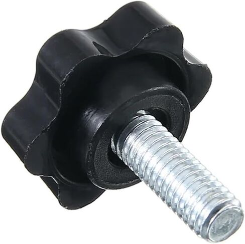 5/10PCS Star Shape Thread Clamping Handle Bolt Bakelite Hand Knob Tightening Screw Industry Equipment Plastic Steel M5 M6 M8(M5x25 D25) in Saudi Arabia