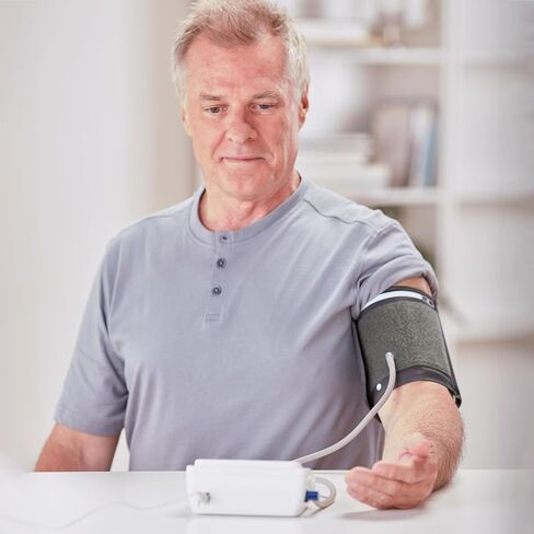 A&D Medical Multi-User Blood Pressure Monitor for Home Use UA-767FAC – Wide Range Cuff (8.6-16.5" / 22-42cm), Easy to Use, Adult Upper Arm, 60 Readings Per User (4 Users), AC Adapter, FSA/HSA Eligible in Saudi Arabia