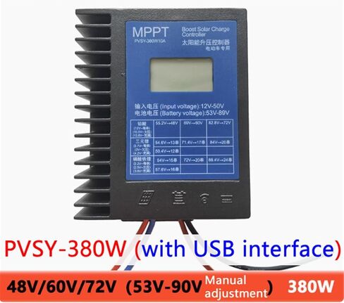 MPPT Solar Boost Controller 300W400W600W شاحن السيارة الكهربائي 24-72V بطارية الليثيوم حمض (BM-MPPT300W) in Saudi Arabia