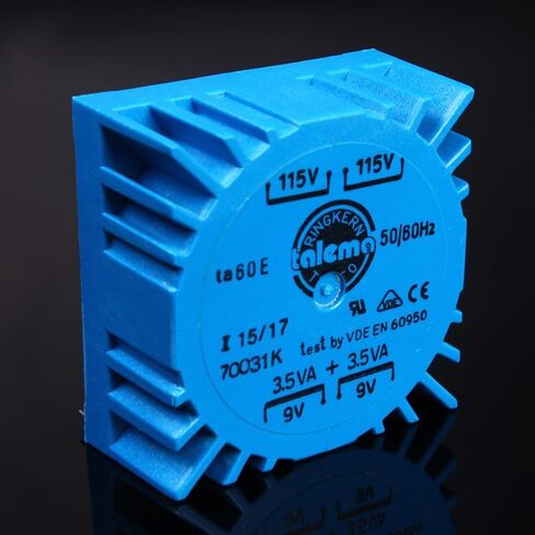 Talema 7W Dual 7V 9V 12V 15V محول حلقة محولات محول الحمى الحلقة COW 7VA (7W DUAL 9V) in Saudi Arabia